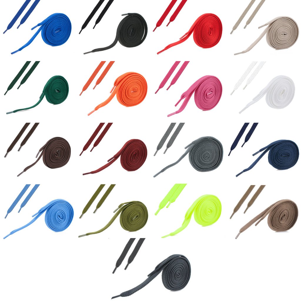 Dostupné farby šnúrok do tenisiek